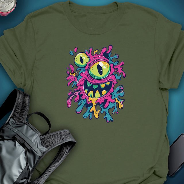 Neon Nibbler graphic T-shirt – Festival clothing by Triptees