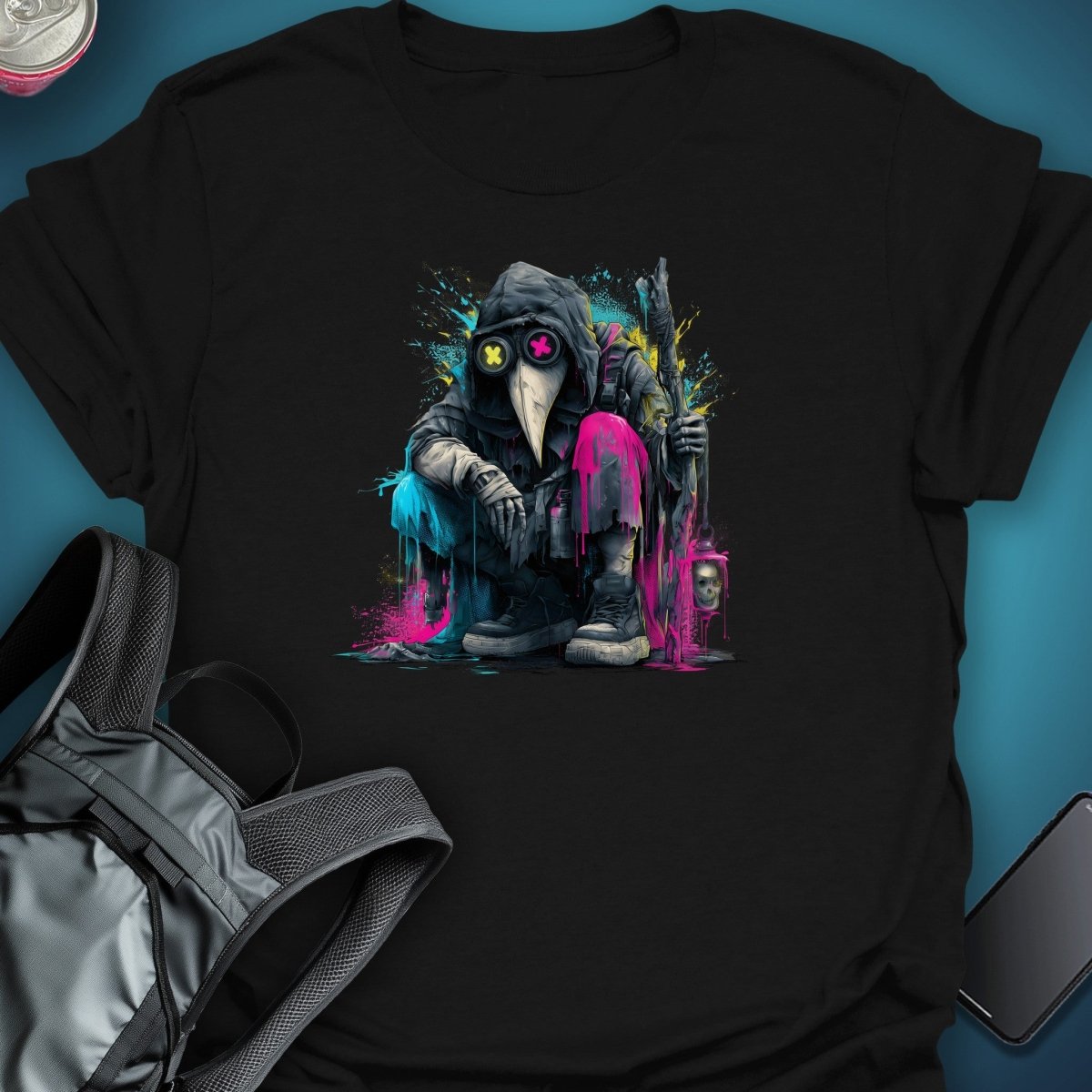 Neon Plague Graphic T-Shirt graphic T-shirt – Festival clothing by Triptees