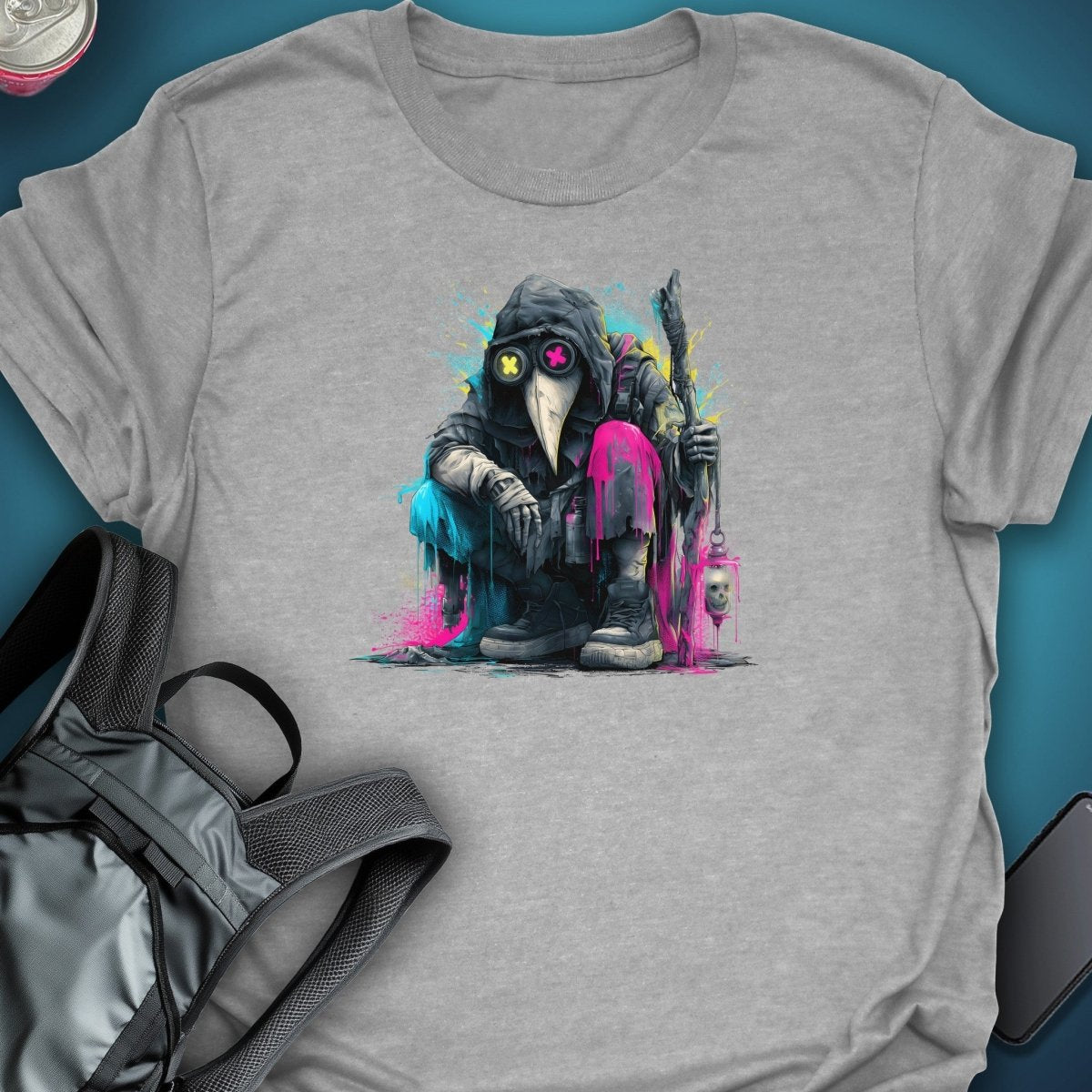 Neon Plague Graphic T-Shirt graphic T-shirt – Festival clothing by Triptees