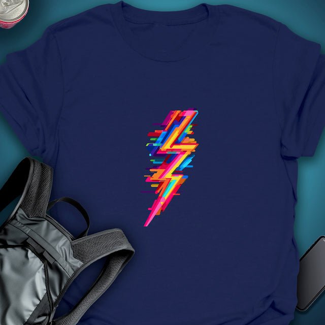 Neon Strike graphic T-shirt – Festival clothing by Triptees