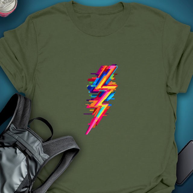 Neon Strike graphic T-shirt – Festival clothing by Triptees