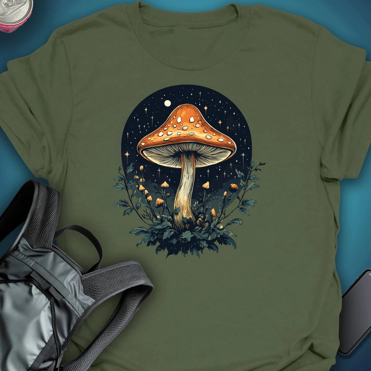Nightcap graphic T-shirt – Festival clothing by Triptees