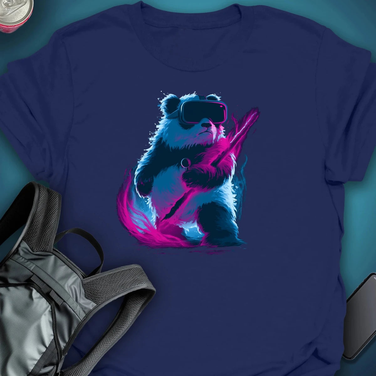 Panda Vision graphic T-shirt – Festival clothing by Triptees