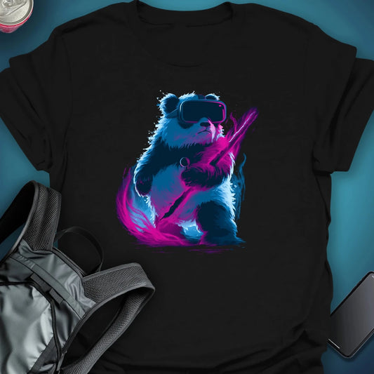 Panda Vision graphic T-shirt – Festival clothing by Triptees