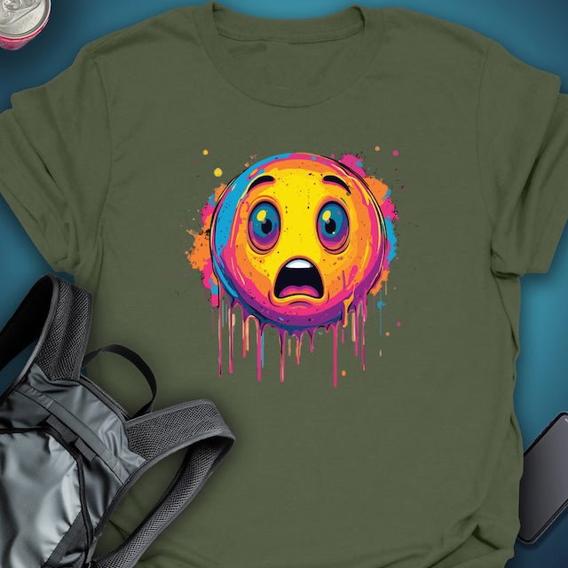 Panic Drip graphic T-shirt – Festival clothing by Triptees
