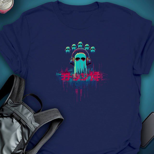 Phantom Frequency graphic T-shirt – Festival clothing by Triptees