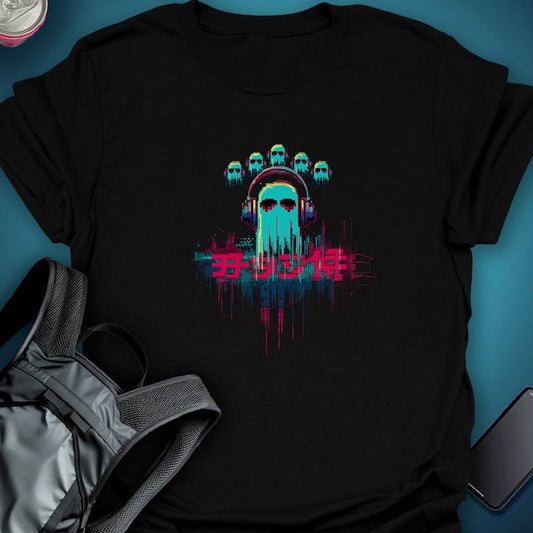 Phantom Frequency graphic T-shirt – Festival clothing by Triptees