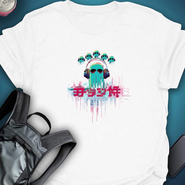 Phantom Frequency graphic T-shirt – Festival clothing by Triptees