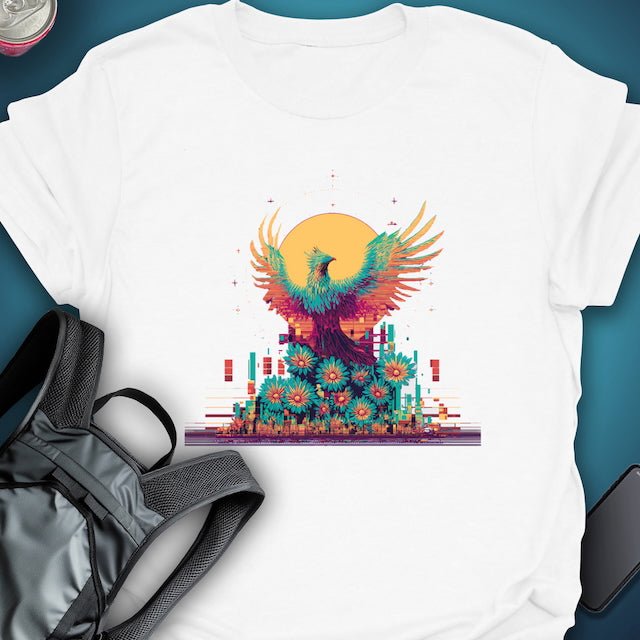 Phoenix Bloom graphic T-shirt – Festival clothing by Triptees