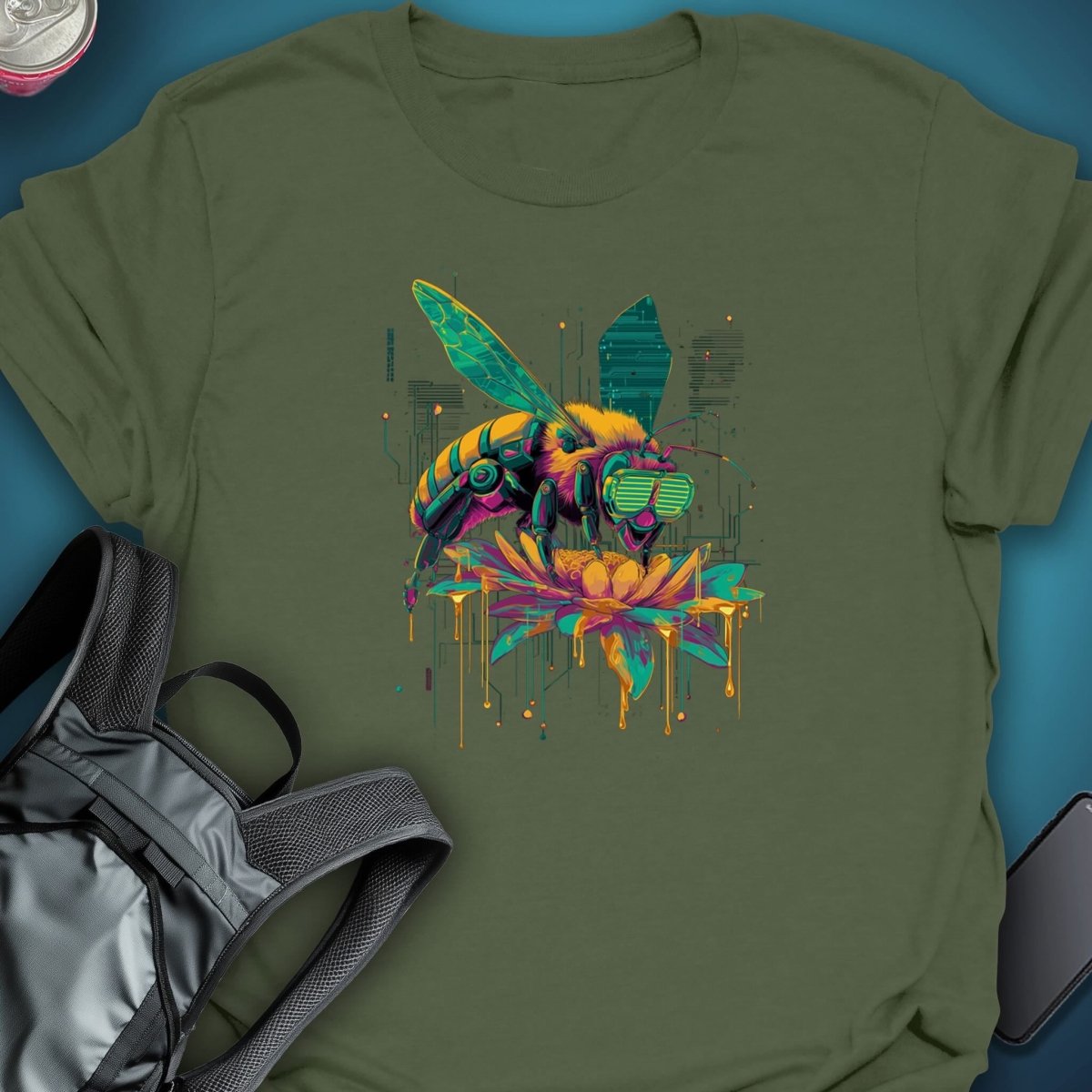 Pollinate.exe graphic T-shirt – Festival clothing by Triptees