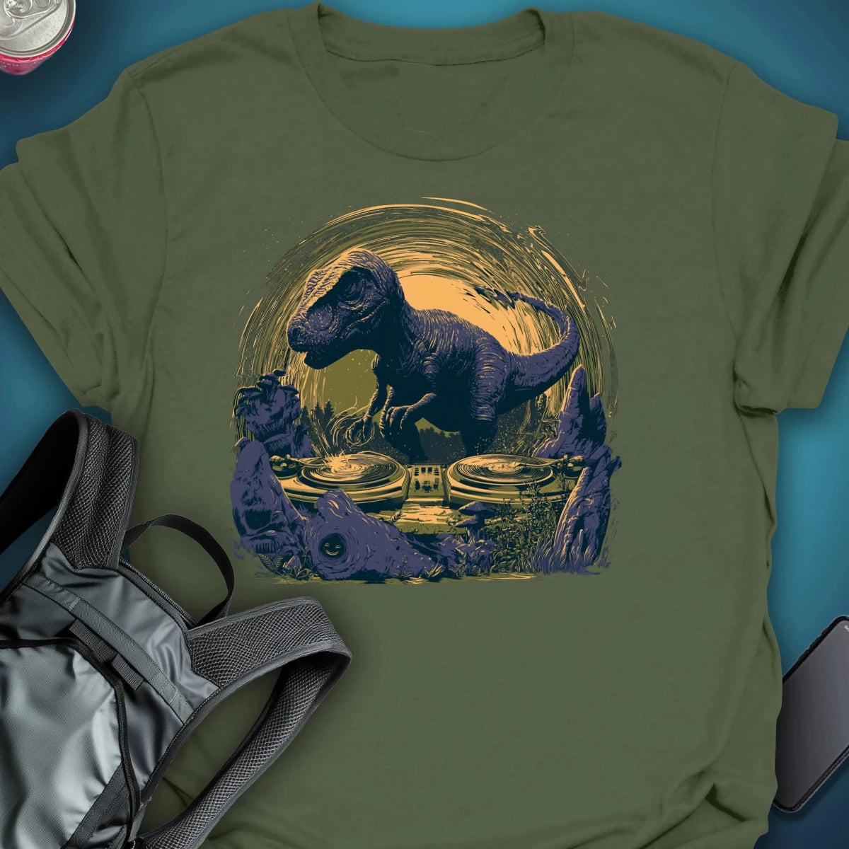 Primeval Beats graphic T-shirt – Festival clothing by Triptees