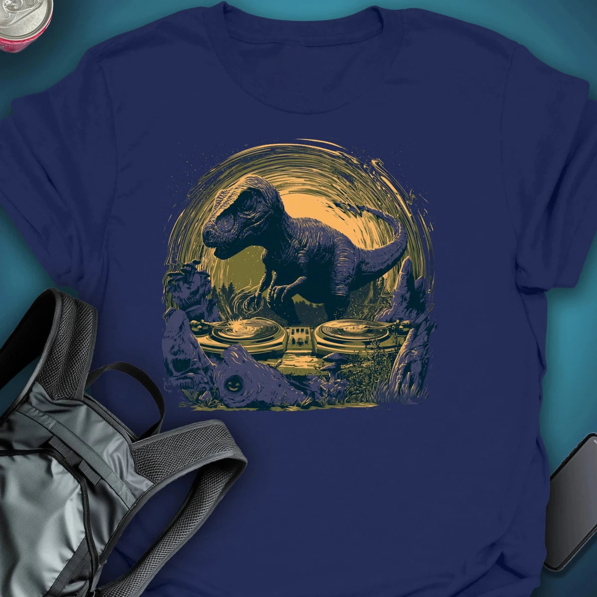 Primeval Beats graphic T-shirt – Festival clothing by Triptees
