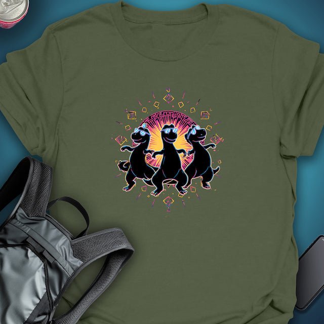 Rave Rexs graphic T-shirt – Festival clothing by Triptees