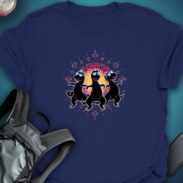 Rave Rexs graphic T-shirt – Festival clothing by Triptees