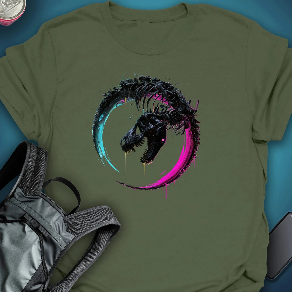 Rex Remains Graphic T-shirt graphic T-shirt – Festival clothing by Triptees