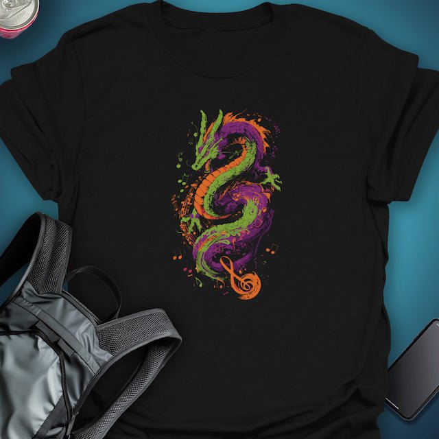Rhythm Dragon graphic T-shirt – Festival clothing by Triptees
