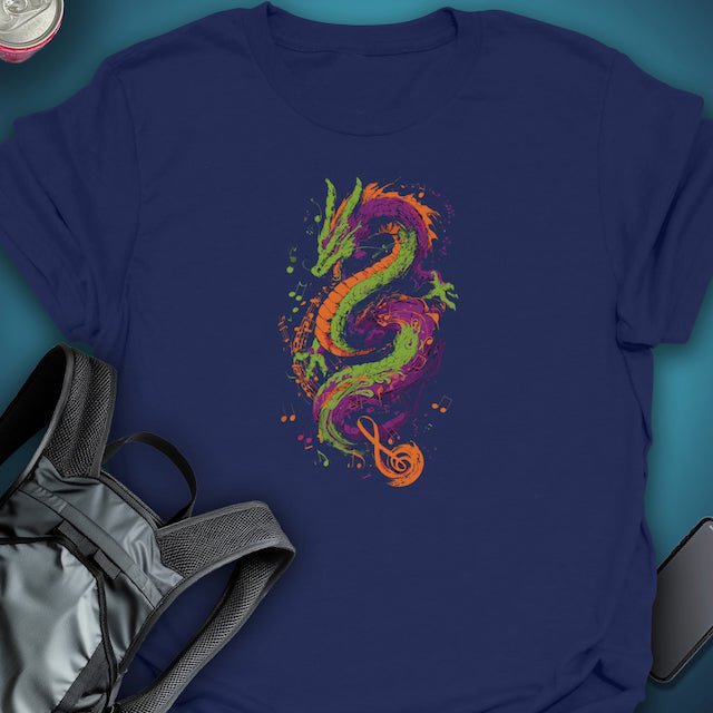 Rhythm Dragon graphic T-shirt – Festival clothing by Triptees