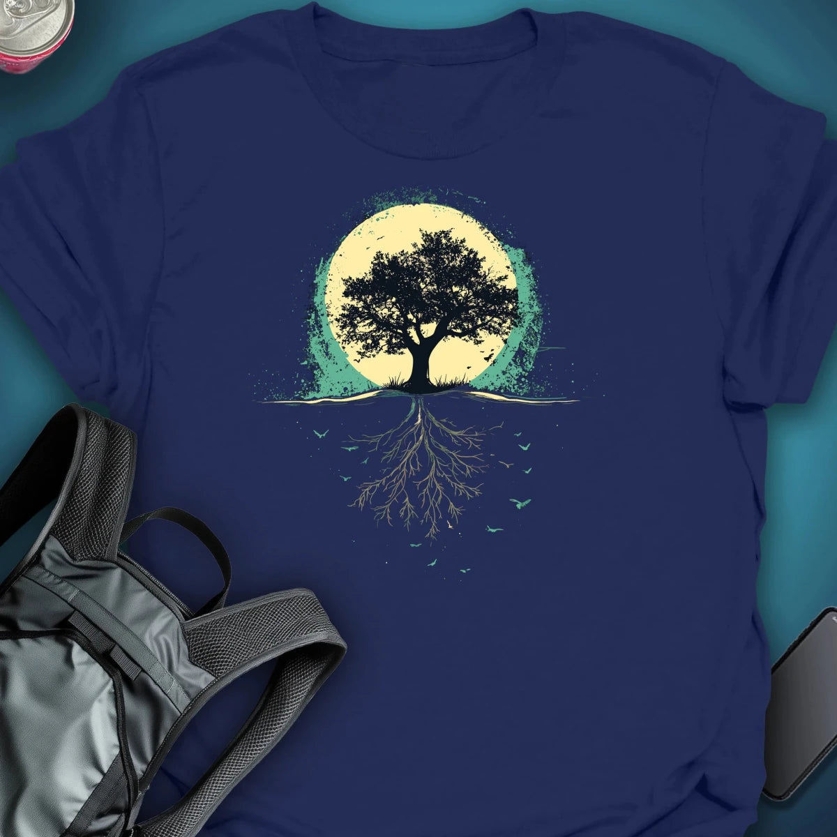 Rooted graphic T-shirt – Festival clothing by Triptees