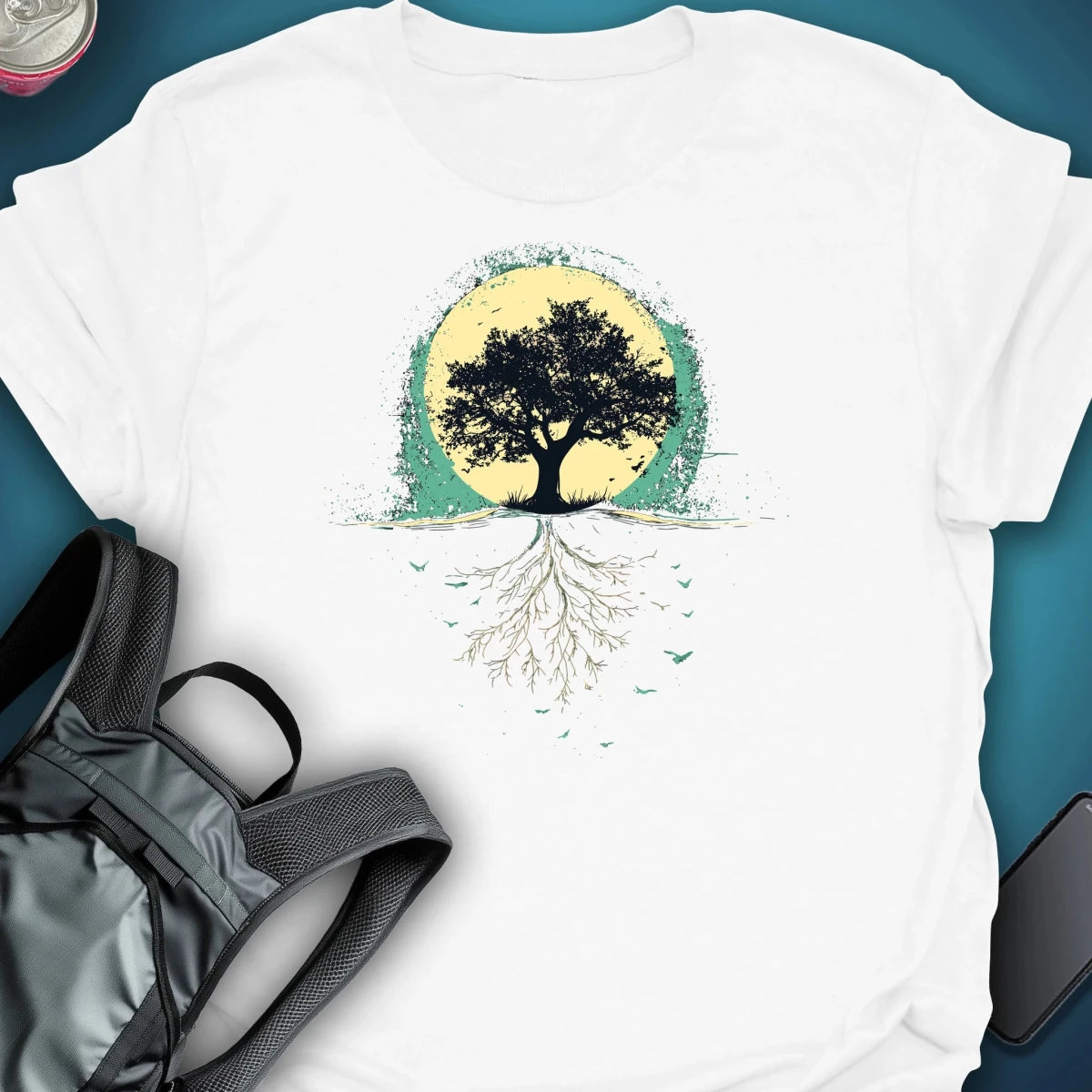 Rooted graphic T-shirt – Festival clothing by Triptees