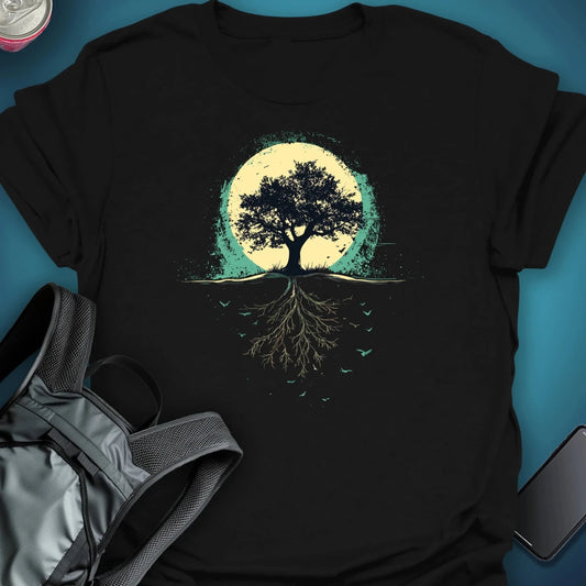 Rooted graphic T-shirt – Festival clothing by Triptees