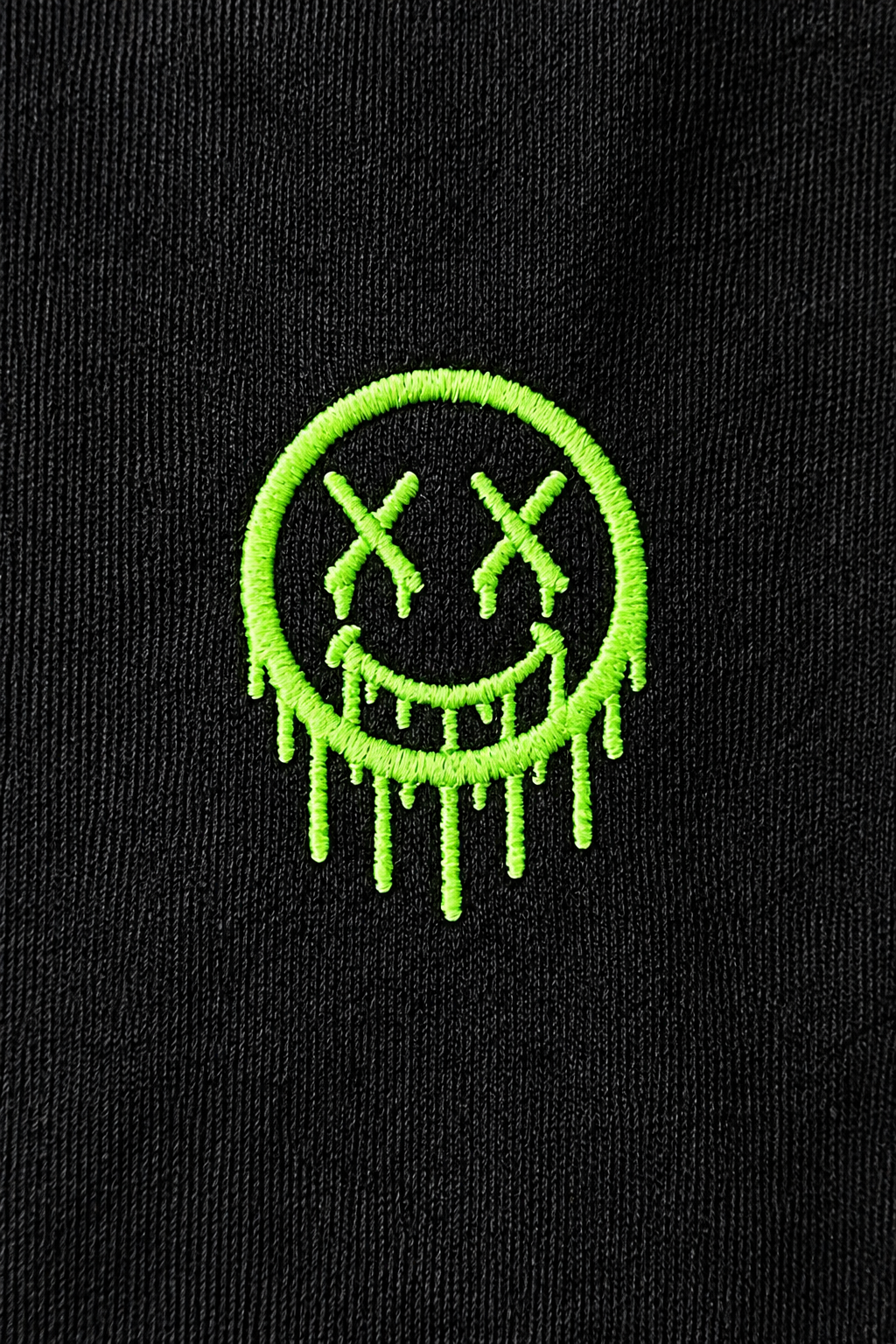 Lime Green Smiley Polo