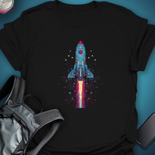 Stellar Launch graphic T-shirt – Festival clothing by Triptees