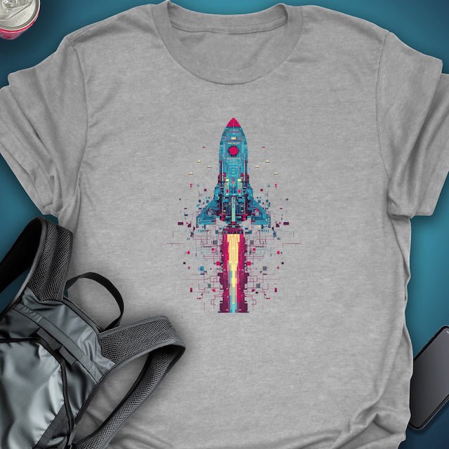Stellar Launch graphic T-shirt – Festival clothing by Triptees