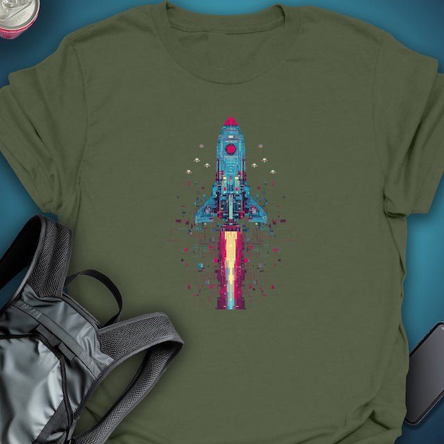 Stellar Launch graphic T-shirt – Festival clothing by Triptees