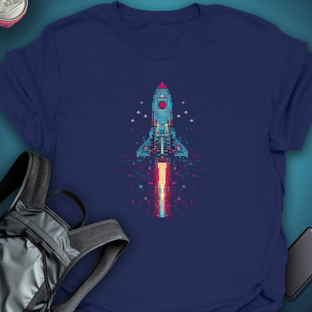 Stellar Launch graphic T-shirt – Festival clothing by Triptees