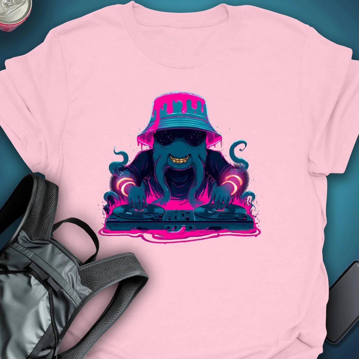 Tentacle Tempo graphic T-shirt – Festival clothing by Triptees