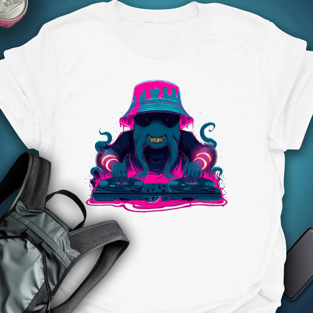 Tentacle Tempo graphic T-shirt – Festival clothing by Triptees