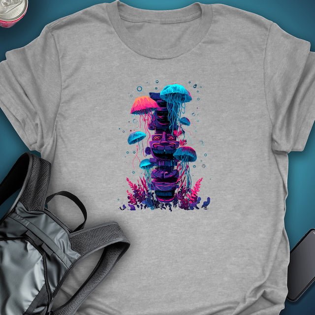 Totem Current graphic T-shirt – Festival clothing by Triptees
