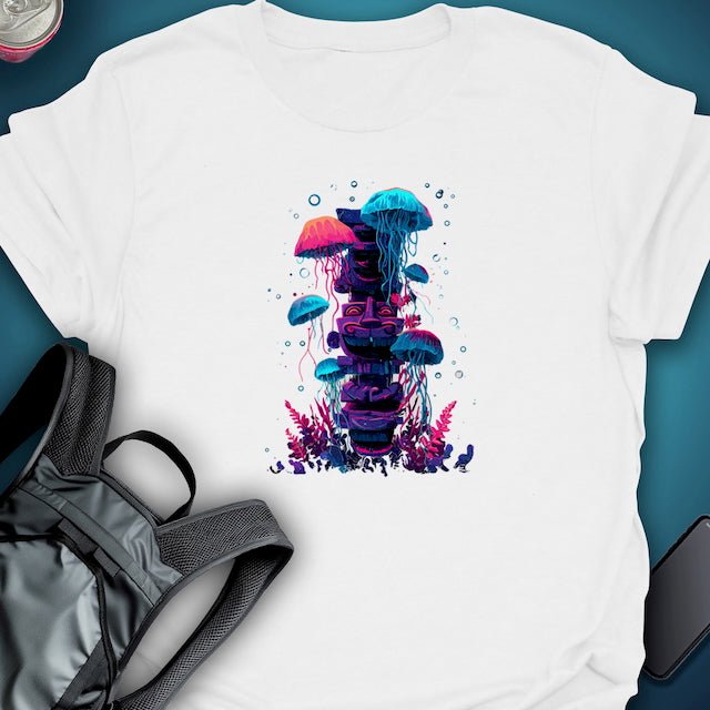 Totem Current graphic T-shirt – Festival clothing by Triptees