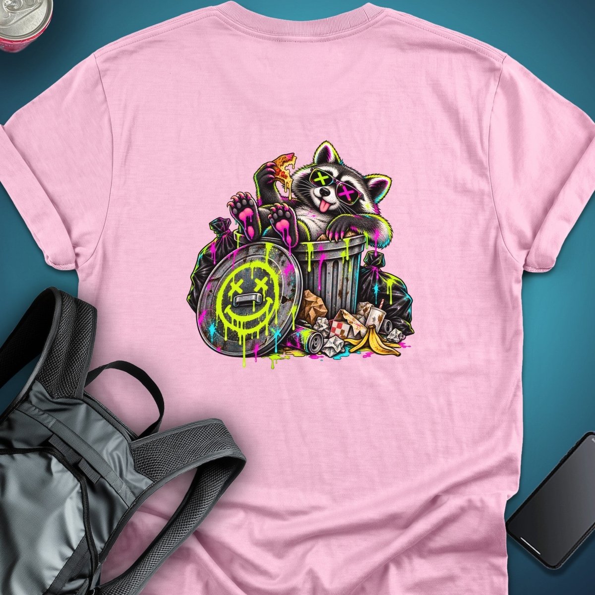 Trash Panda Party Graphic T-Shirt graphic T-shirt – Festival clothing by Triptees