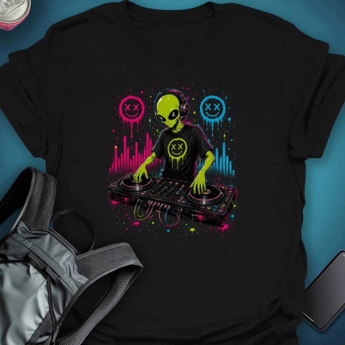 Trip on the Decks Graphic T-Shirt graphic T-shirt – Festival clothing by Triptees