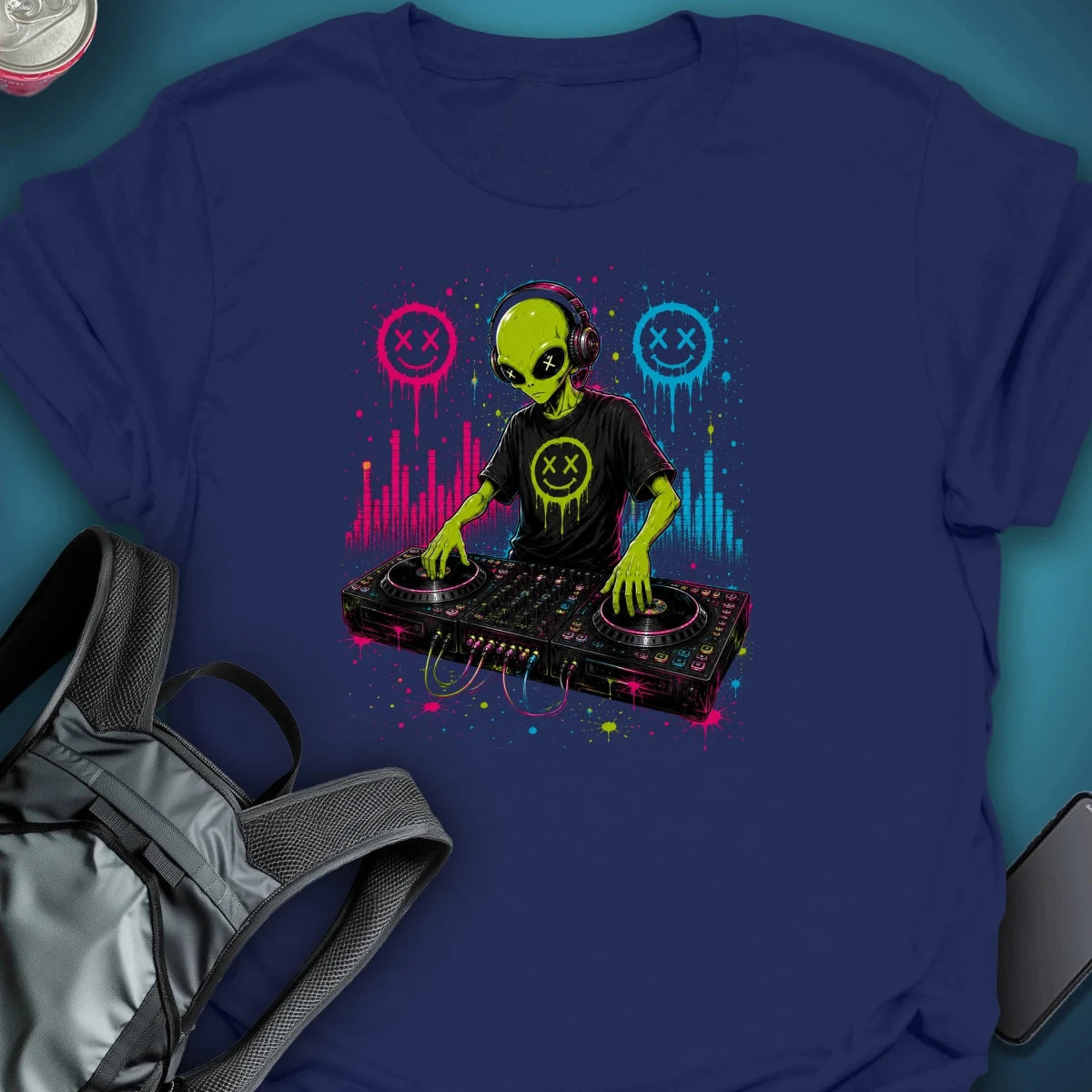 Trip on the Decks Graphic T-Shirt graphic T-shirt – Festival clothing by Triptees