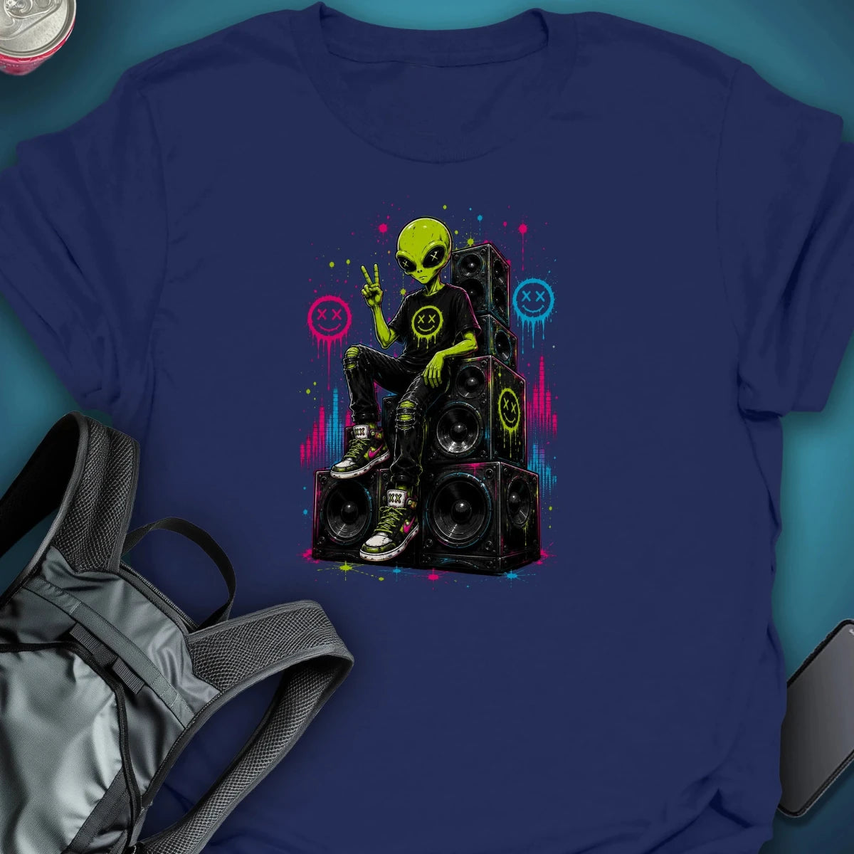 Trip on the Stacks Graphic T-Shirt graphic T-shirt – Festival clothing by Triptees