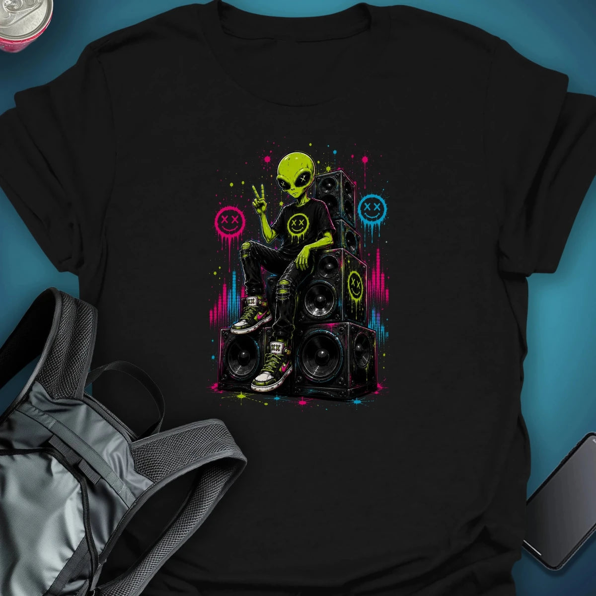 Trip on the Stacks Graphic T-Shirt graphic T-shirt – Festival clothing by Triptees