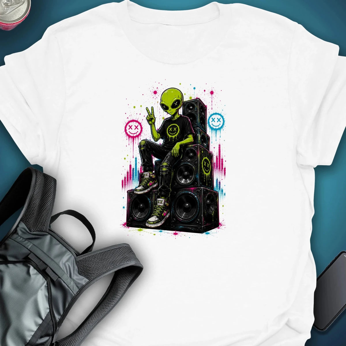 Trip on the Stacks Graphic T-Shirt graphic T-shirt – Festival clothing by Triptees