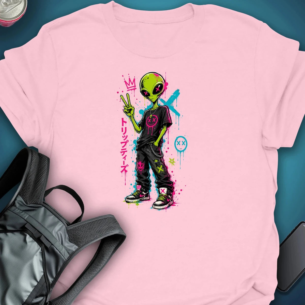 Trip: Peace Out Graphic T-Shirt graphic T-shirt – Festival clothing by Triptees