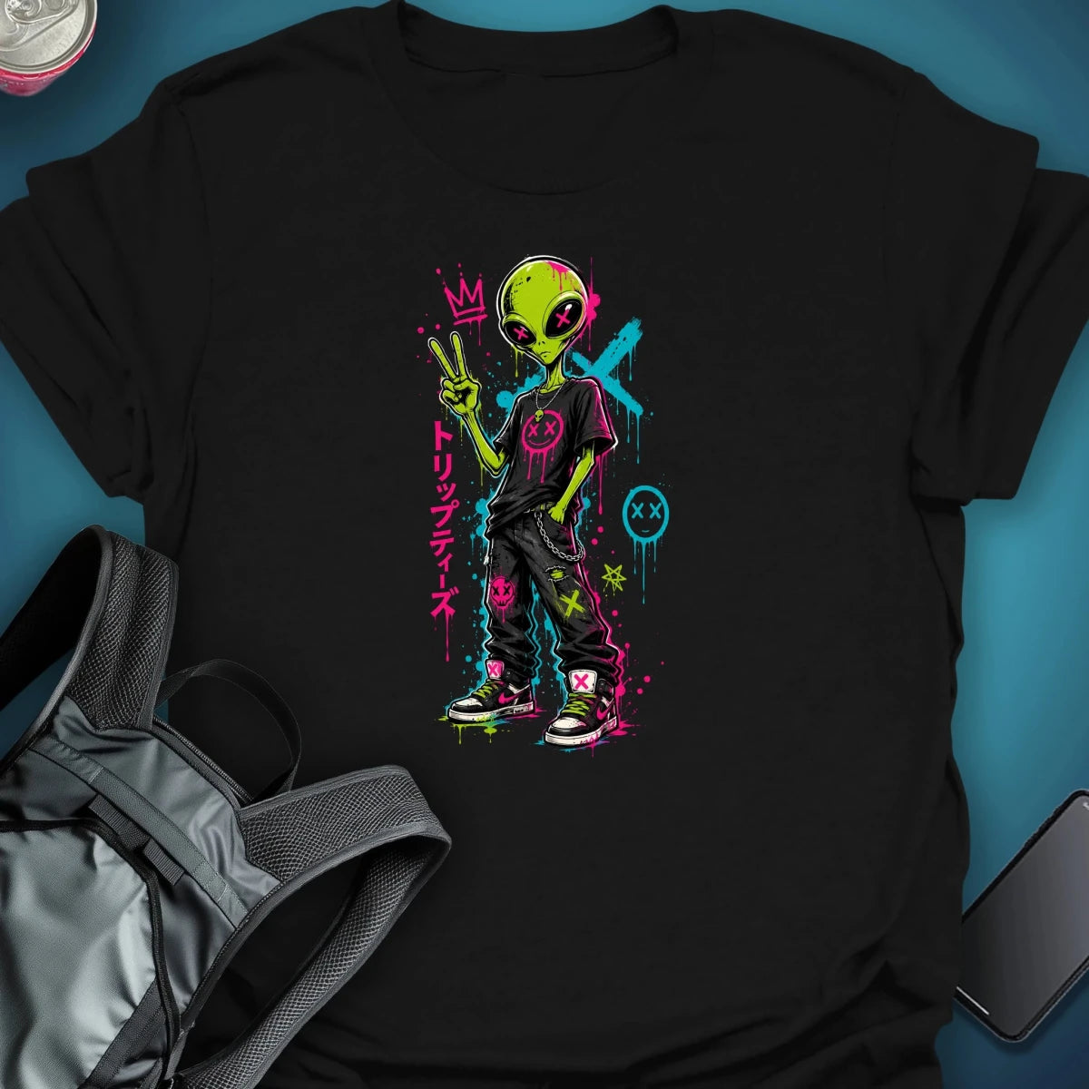 Trip: Peace Out Graphic T-Shirt graphic T-shirt – Festival clothing by Triptees