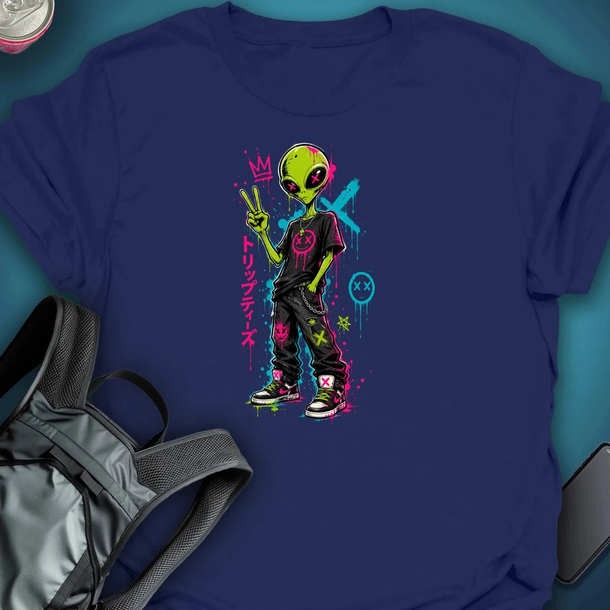 Trip: Peace Out Graphic T-Shirt graphic T-shirt – Festival clothing by Triptees
