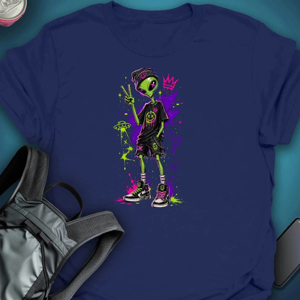 Trip Street Peace Out Graphic T-Shirt graphic T-shirt – Festival clothing by Triptees