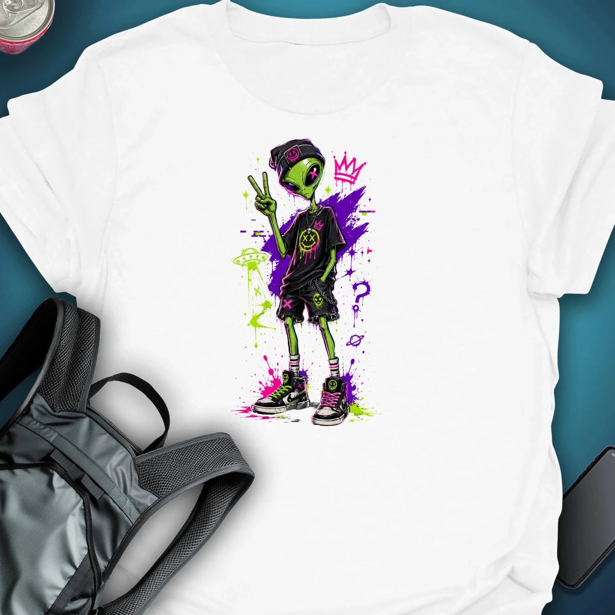 Trip Street Peace Out Graphic T-Shirt graphic T-shirt – Festival clothing by Triptees
