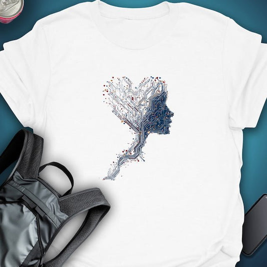 TripTees T-Shirt Circuit Mind graphic T-shirt – Festival clothing by Triptees