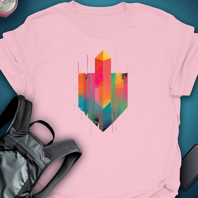 TripTees T-Shirt Crystal Crest graphic T-shirt – Festival clothing by Triptees