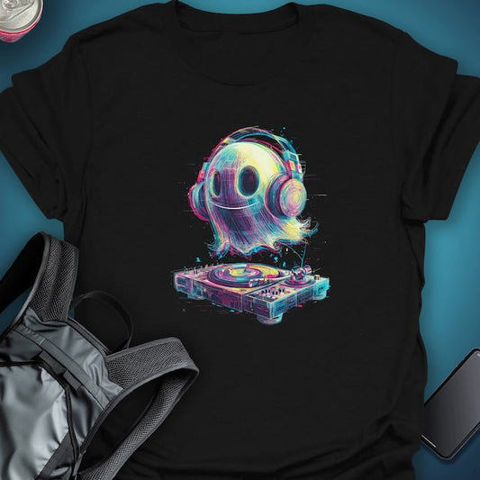 Triptees T-shirt Glitch DJ Ghost graphic T-shirt – Festival clothing by Triptees