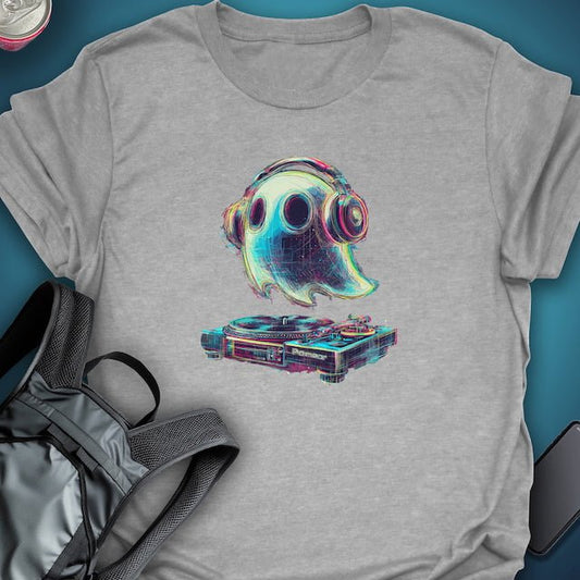 Triptees T-shirt Glitch Ghost DJ graphic T-shirt – Festival clothing by Triptees