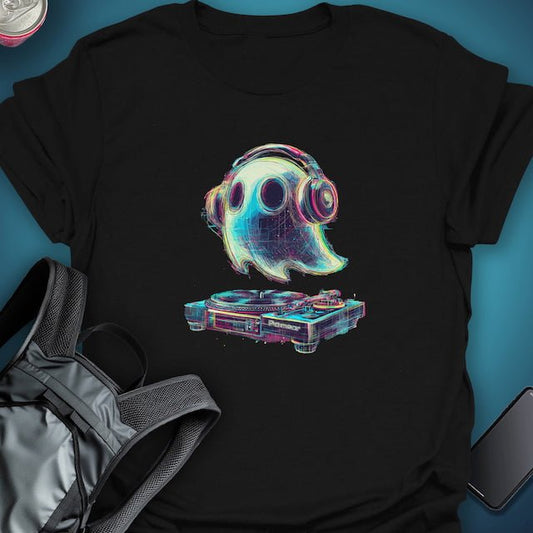 Triptees T-shirt Glitch Ghost DJ graphic T-shirt – Festival clothing by Triptees
