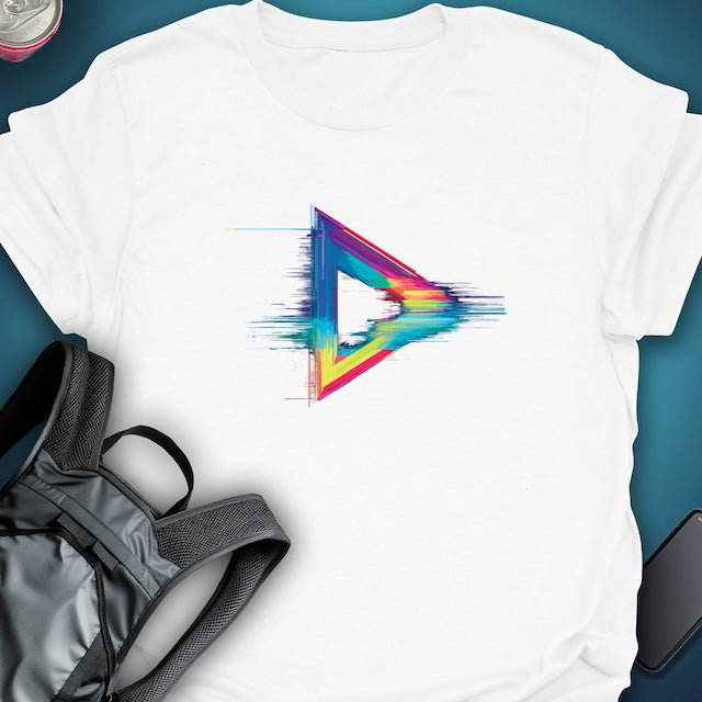 Triptees T-shirt Glitch Play graphic T-shirt – Festival clothing by Triptees